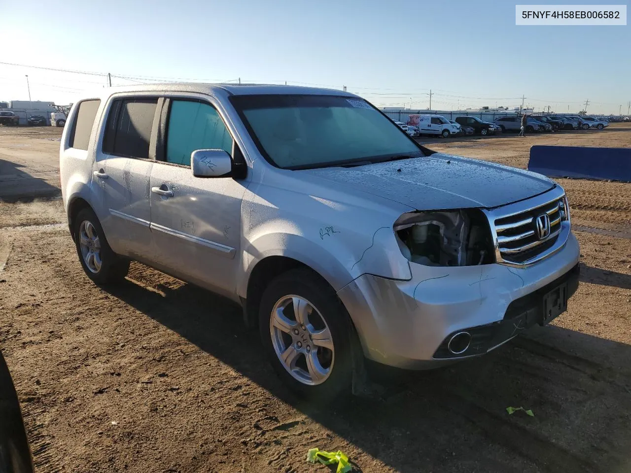 5FNYF4H58EB006582 2014 Honda Pilot Exl