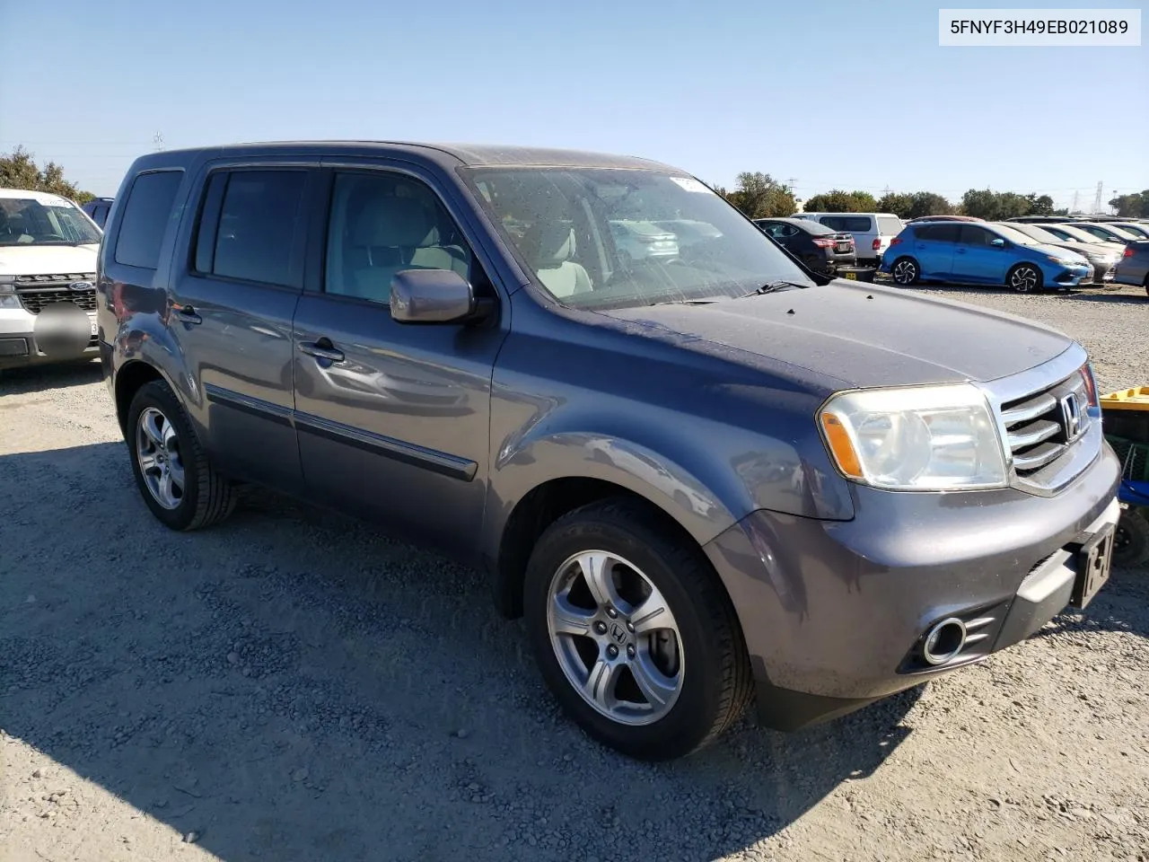 5FNYF3H49EB021089 2014 Honda Pilot Ex