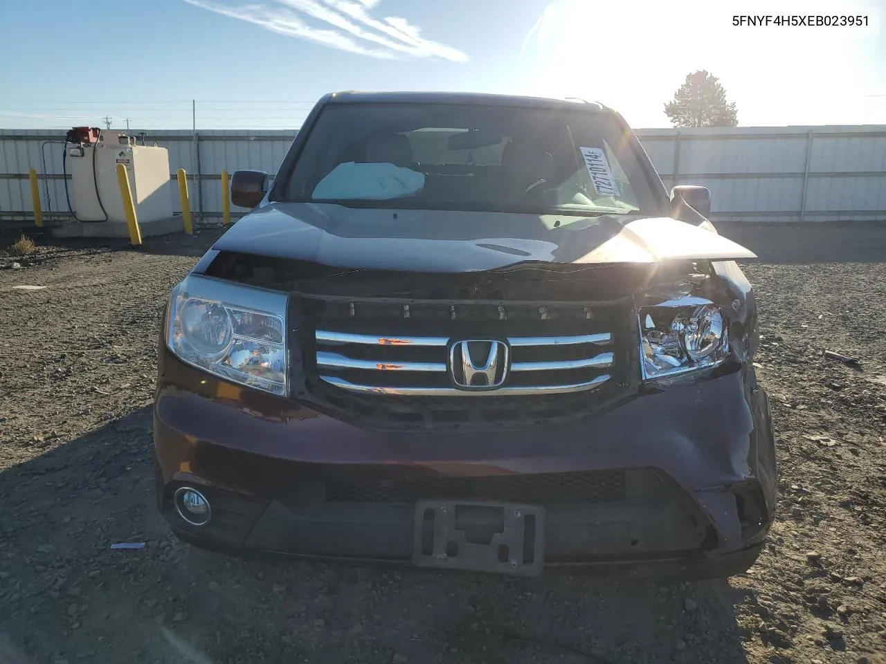 2014 Honda Pilot Exl VIN: 5FNYF4H5XEB023951 Lot: 72710114