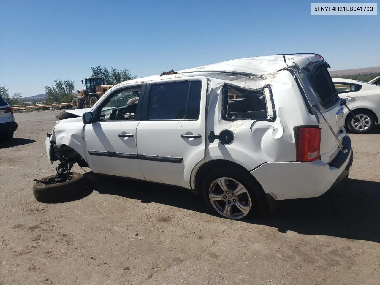 2014 Honda Pilot Lx VIN: 5FNYF4H21EB041793 Lot: 72725434