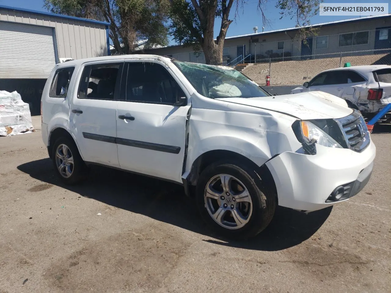 2014 Honda Pilot Lx VIN: 5FNYF4H21EB041793 Lot: 72725434