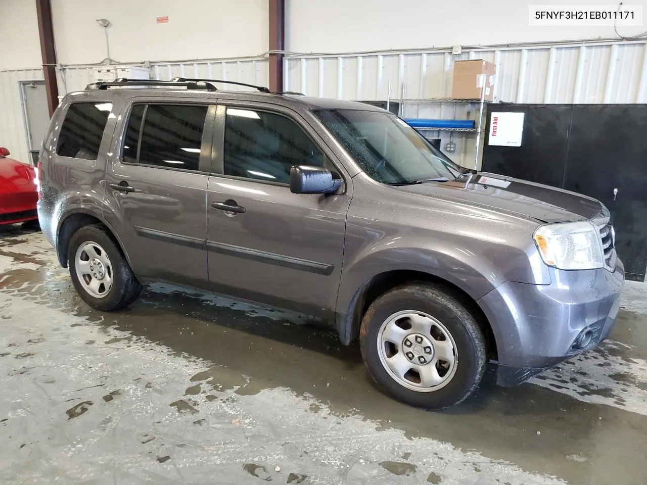 5FNYF3H21EB011171 2014 Honda Pilot Lx