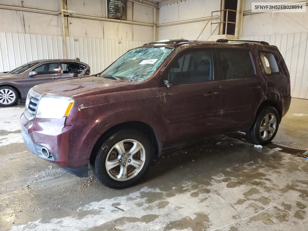 2014 Honda Pilot Exl VIN: 5FNYF3H52EB028894 Lot: 73039664