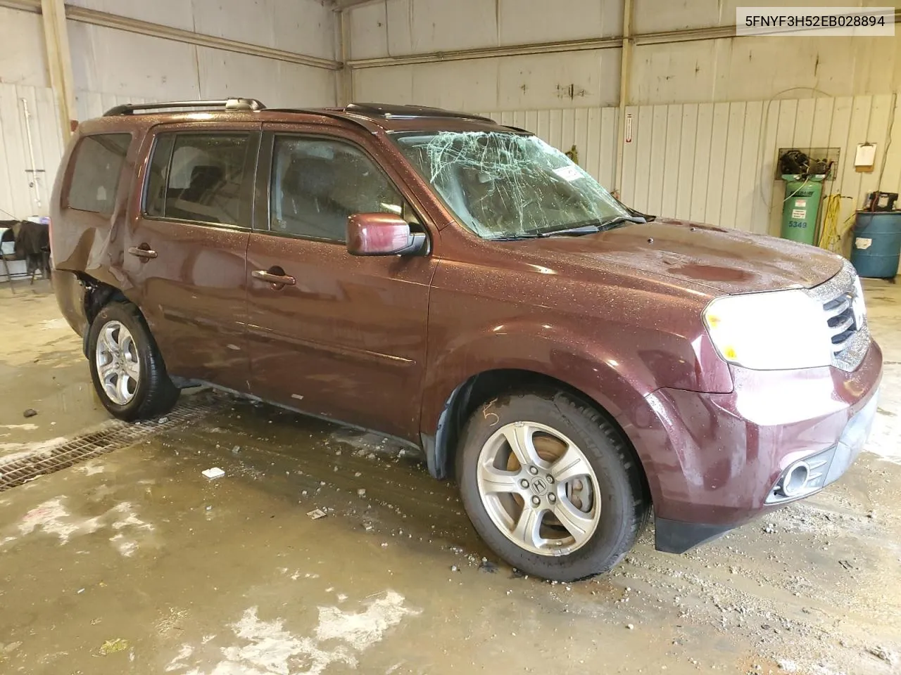 5FNYF3H52EB028894 2014 Honda Pilot Exl