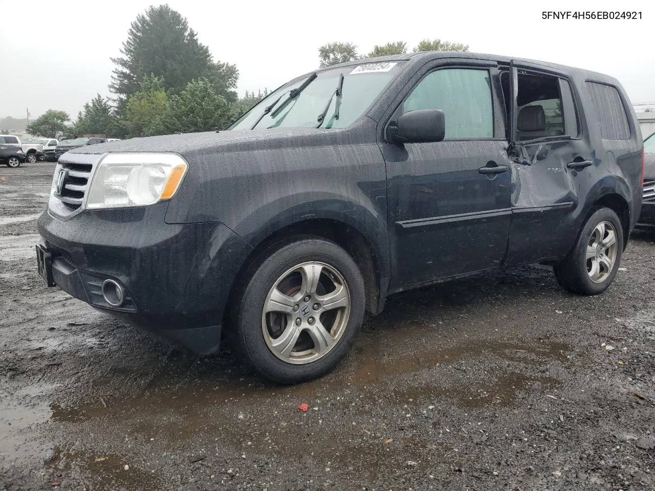 5FNYF4H56EB024921 2014 Honda Pilot Exl