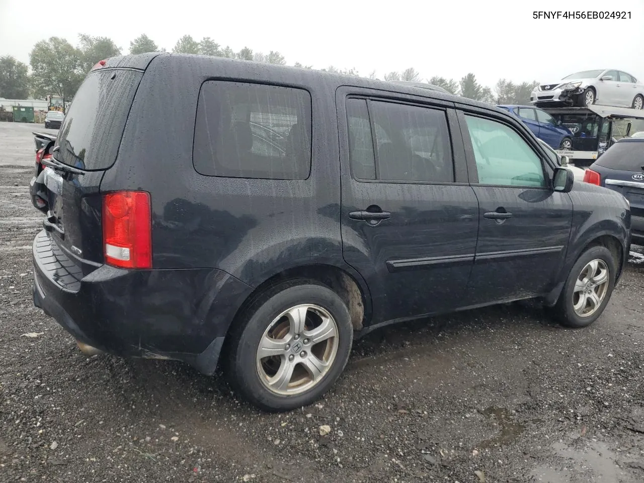 2014 Honda Pilot Exl VIN: 5FNYF4H56EB024921 Lot: 73040254