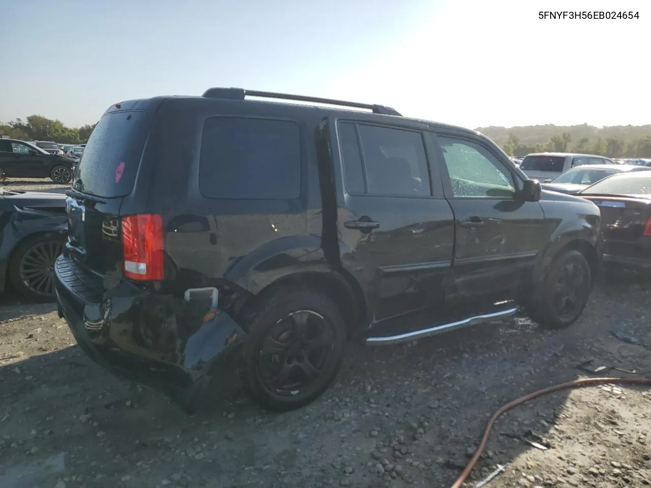 5FNYF3H56EB024654 2014 Honda Pilot Exl