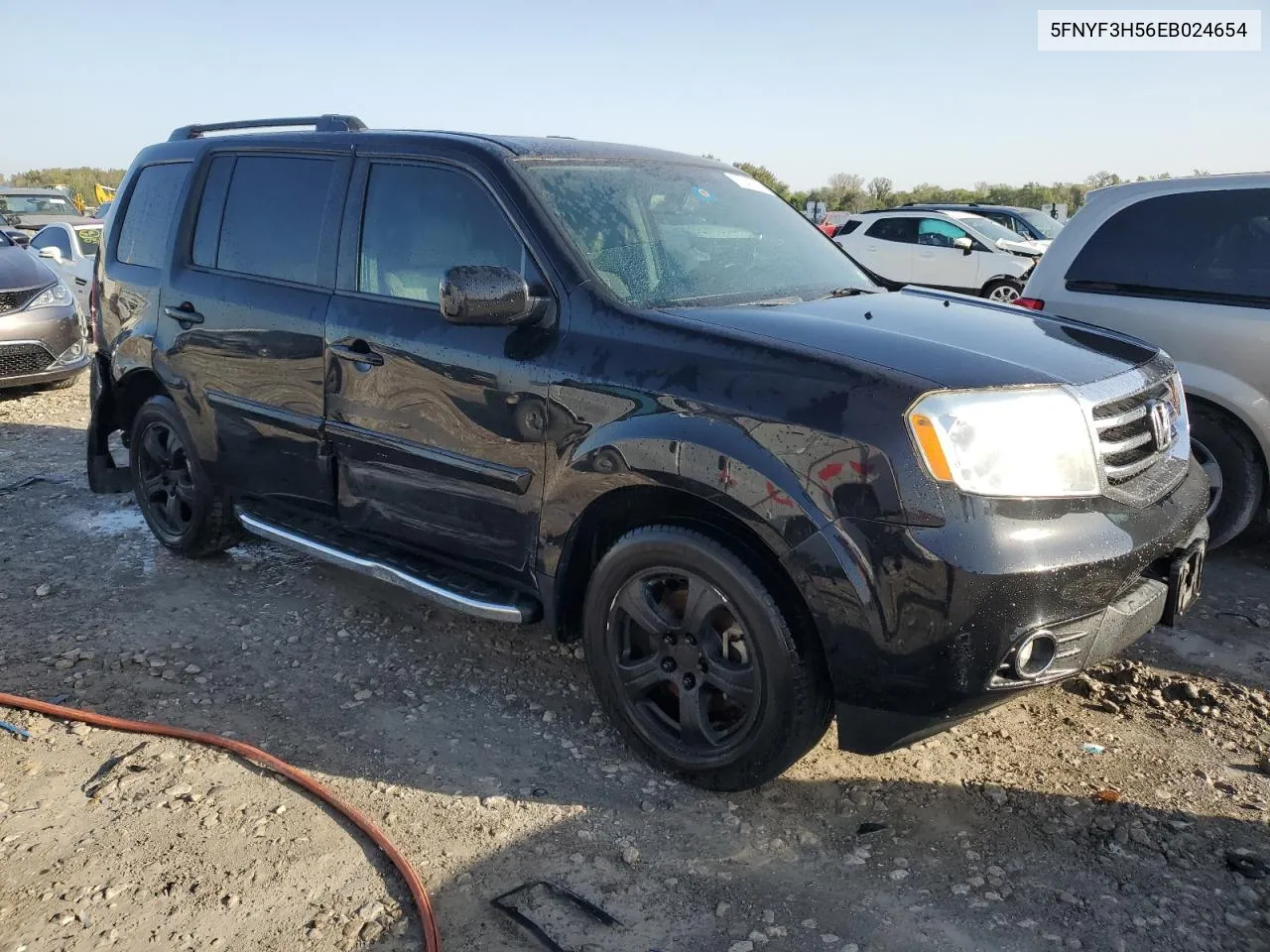 2014 Honda Pilot Exl VIN: 5FNYF3H56EB024654 Lot: 73347224