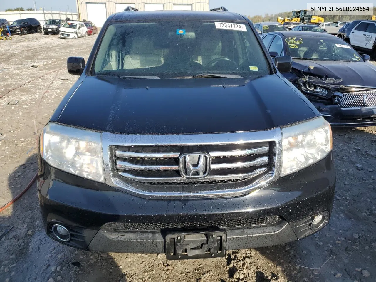 5FNYF3H56EB024654 2014 Honda Pilot Exl