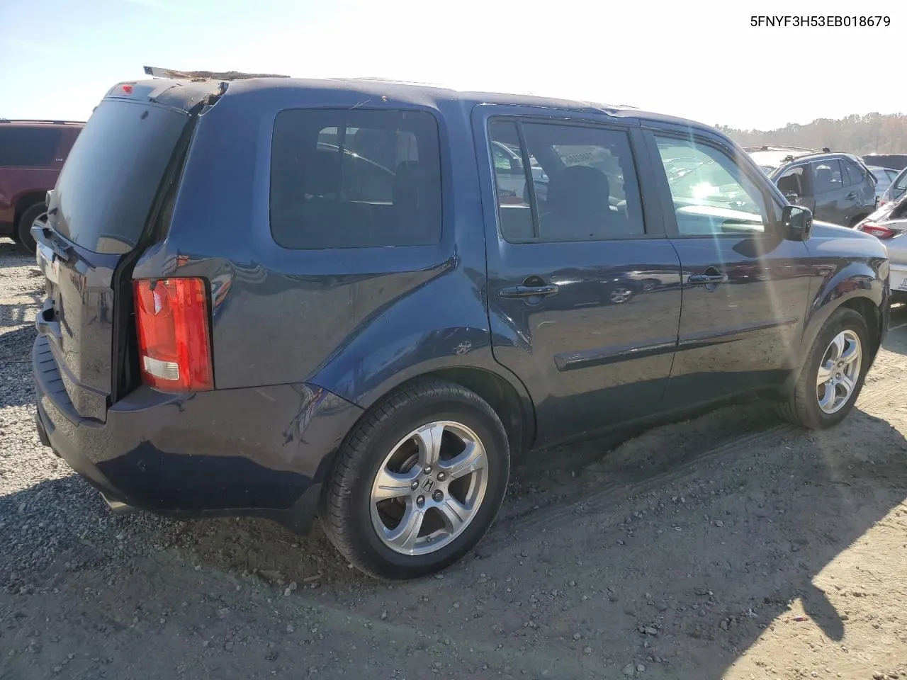 2014 Honda Pilot Exl VIN: 5FNYF3H53EB018679 Lot: 73492384