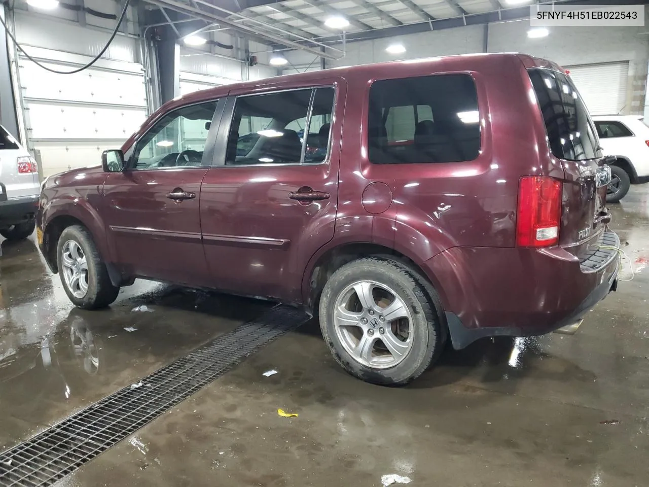 5FNYF4H51EB022543 2014 Honda Pilot Exl