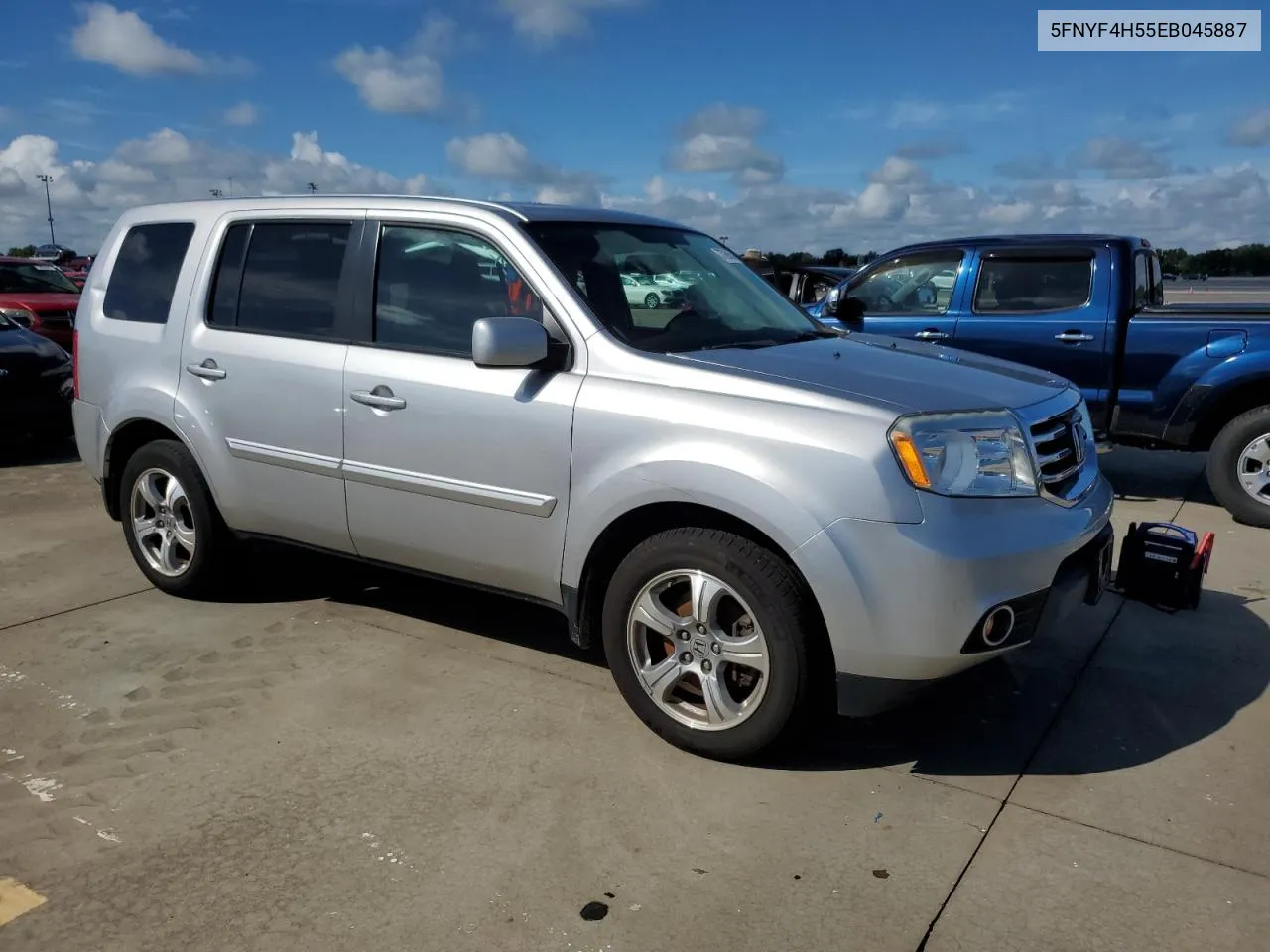 2014 Honda Pilot Exl VIN: 5FNYF4H55EB045887 Lot: 73760664