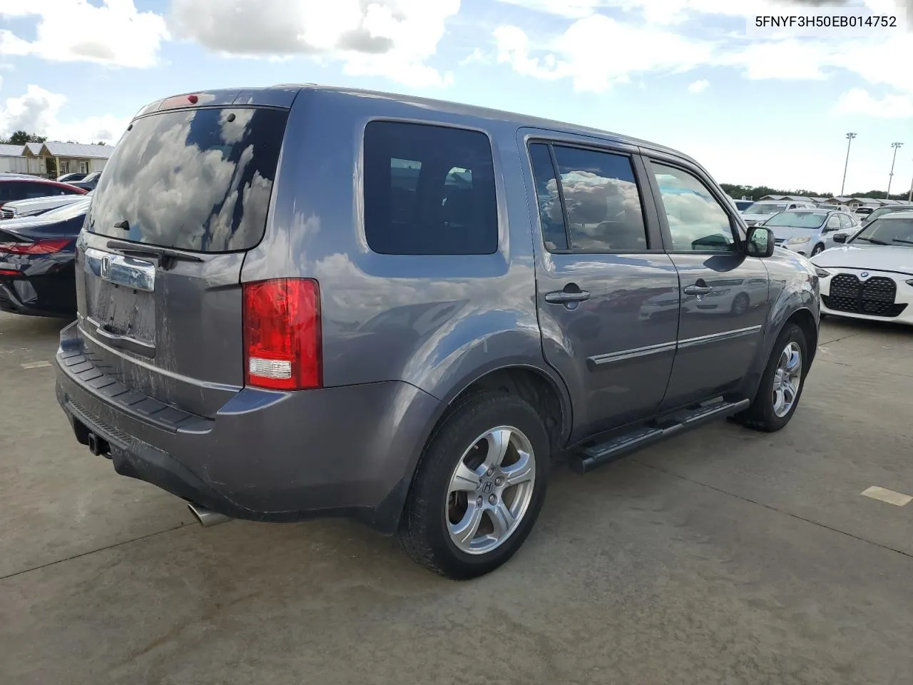 2014 Honda Pilot Exl VIN: 5FNYF3H50EB014752 Lot: 73852254