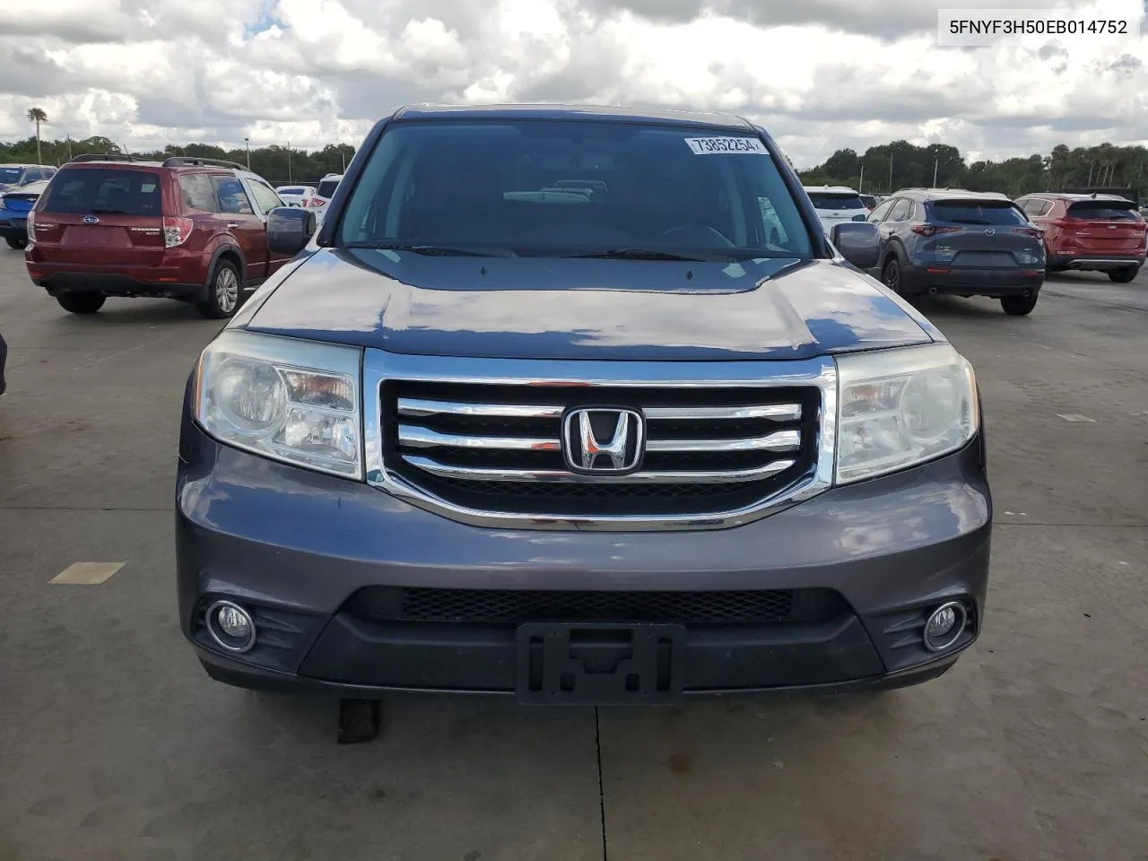 5FNYF3H50EB014752 2014 Honda Pilot Exl