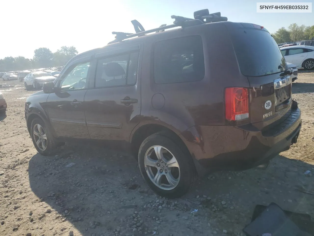 5FNYF4H59EB035332 2014 Honda Pilot Exl