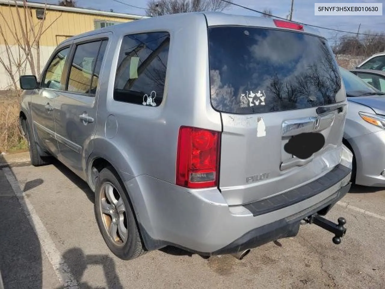 5FNYF3H5XEB010630 2014 Honda Pilot Exl