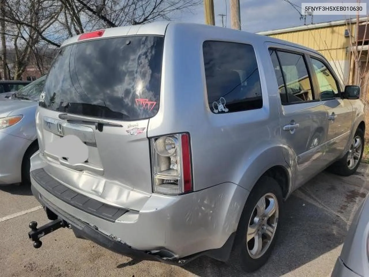 2014 Honda Pilot Exl VIN: 5FNYF3H5XEB010630 Lot: 74103454