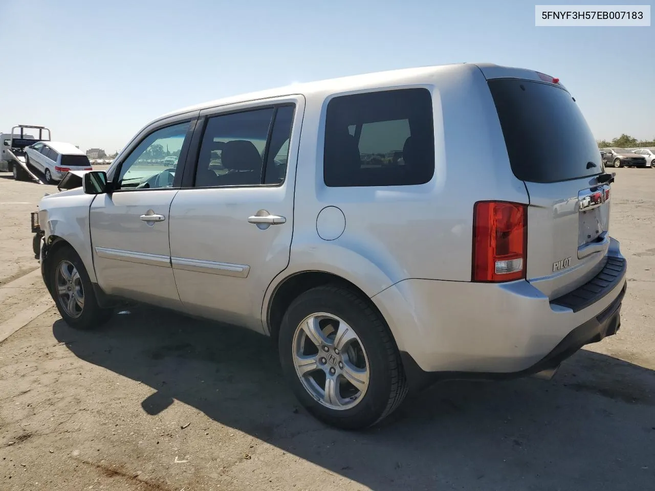 5FNYF3H57EB007183 2014 Honda Pilot Exl