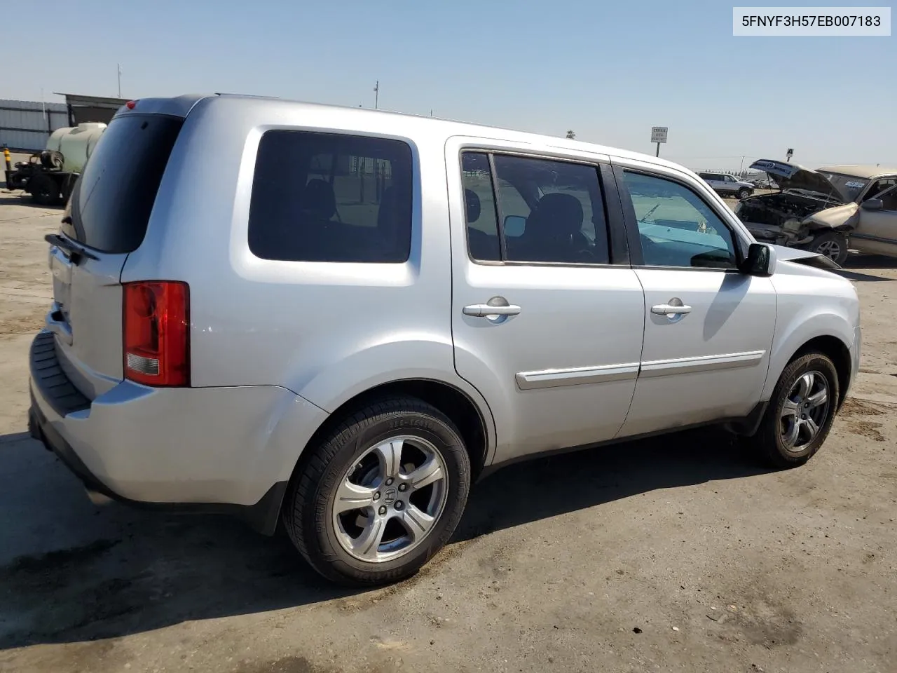 5FNYF3H57EB007183 2014 Honda Pilot Exl