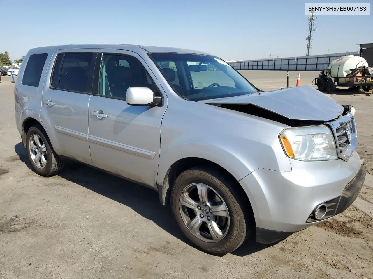 5FNYF3H57EB007183 2014 Honda Pilot Exl