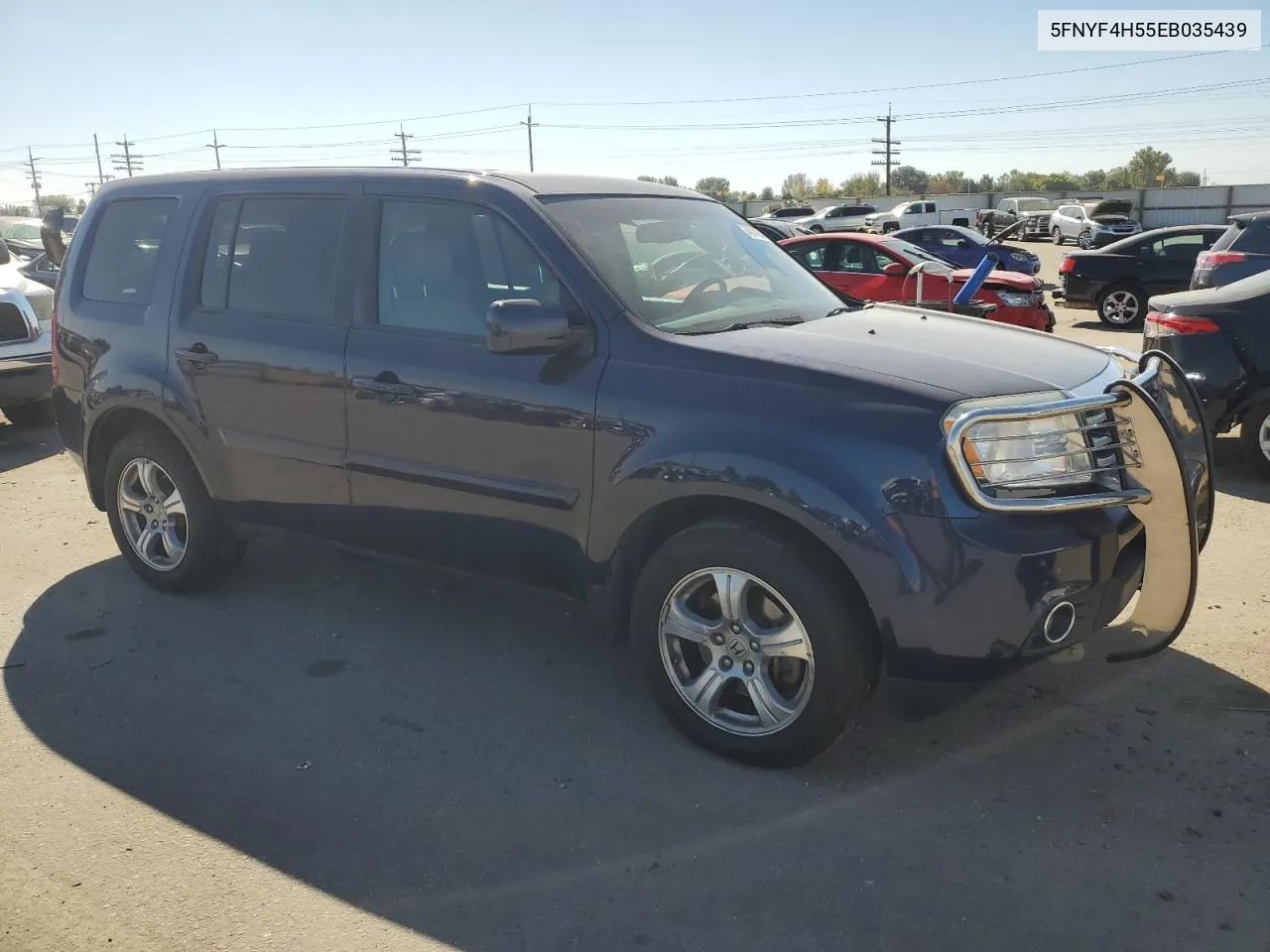 2014 Honda Pilot Exl VIN: 5FNYF4H55EB035439 Lot: 74374604