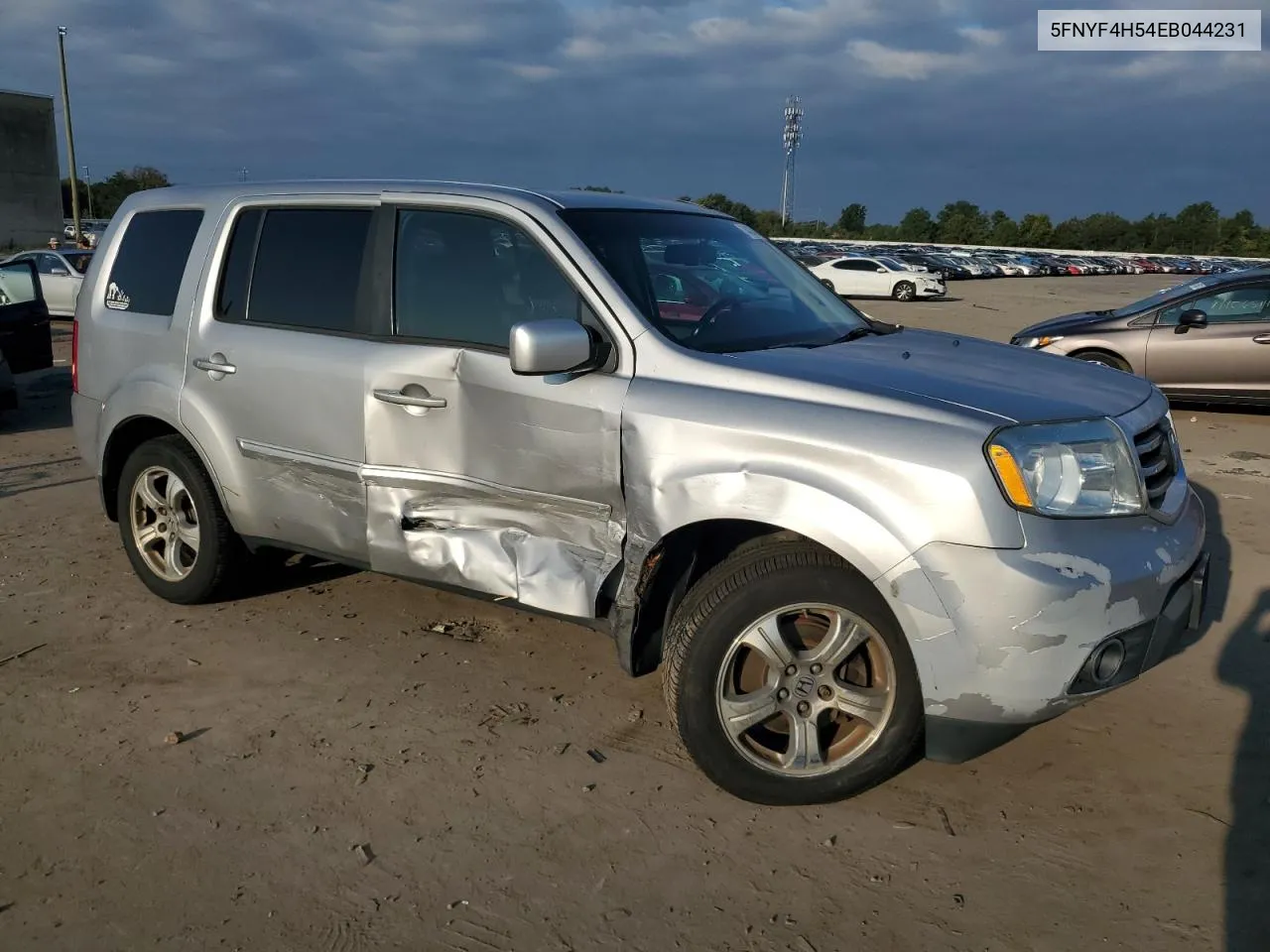 2014 Honda Pilot Exl VIN: 5FNYF4H54EB044231 Lot: 74435404