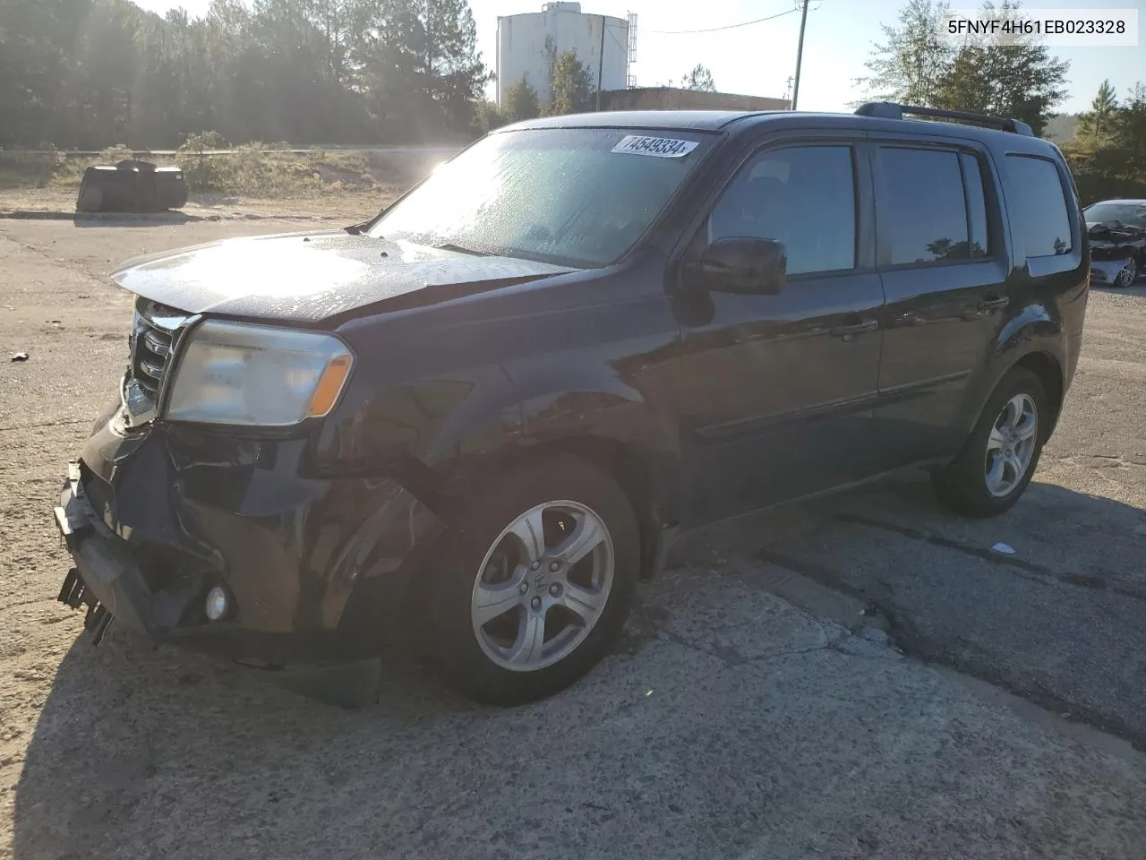 2014 Honda Pilot Exl VIN: 5FNYF4H61EB023328 Lot: 74549334