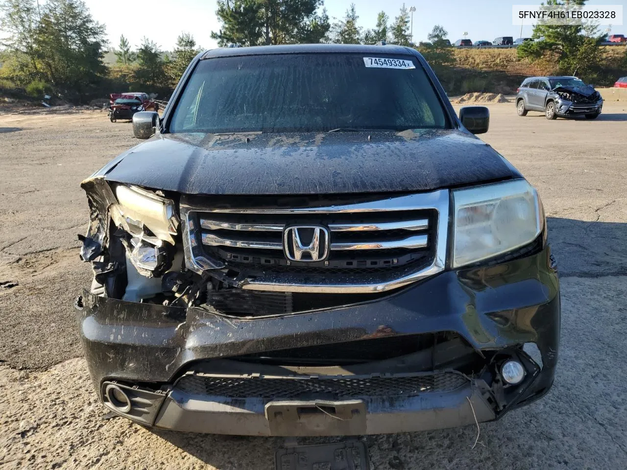 5FNYF4H61EB023328 2014 Honda Pilot Exl