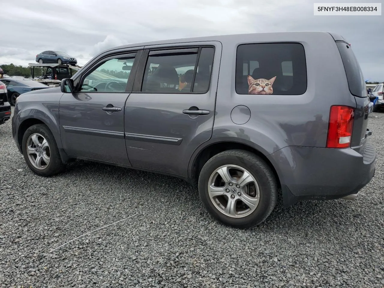 2014 Honda Pilot Ex VIN: 5FNYF3H48EB008334 Lot: 74684714