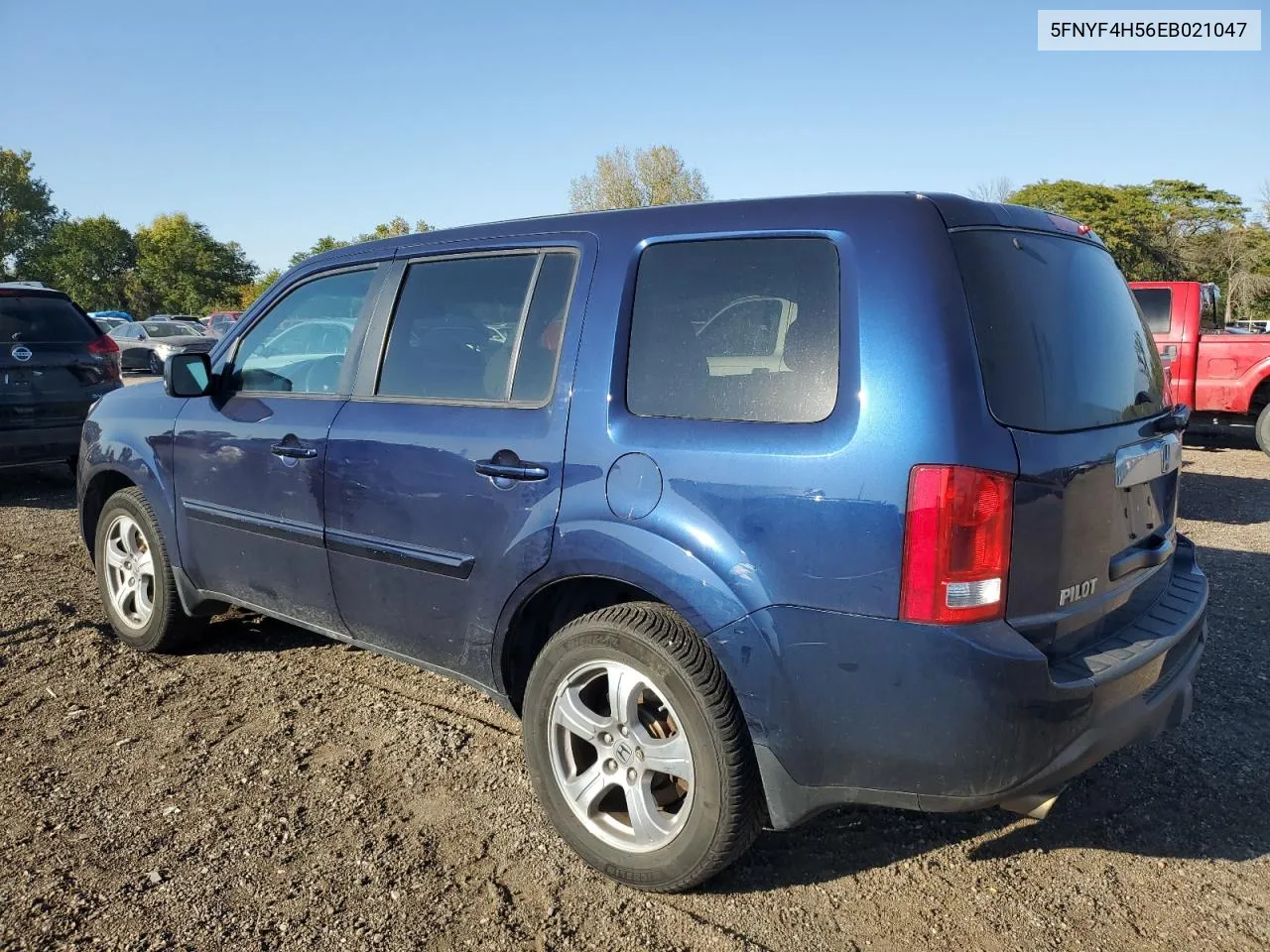 5FNYF4H56EB021047 2014 Honda Pilot Exl