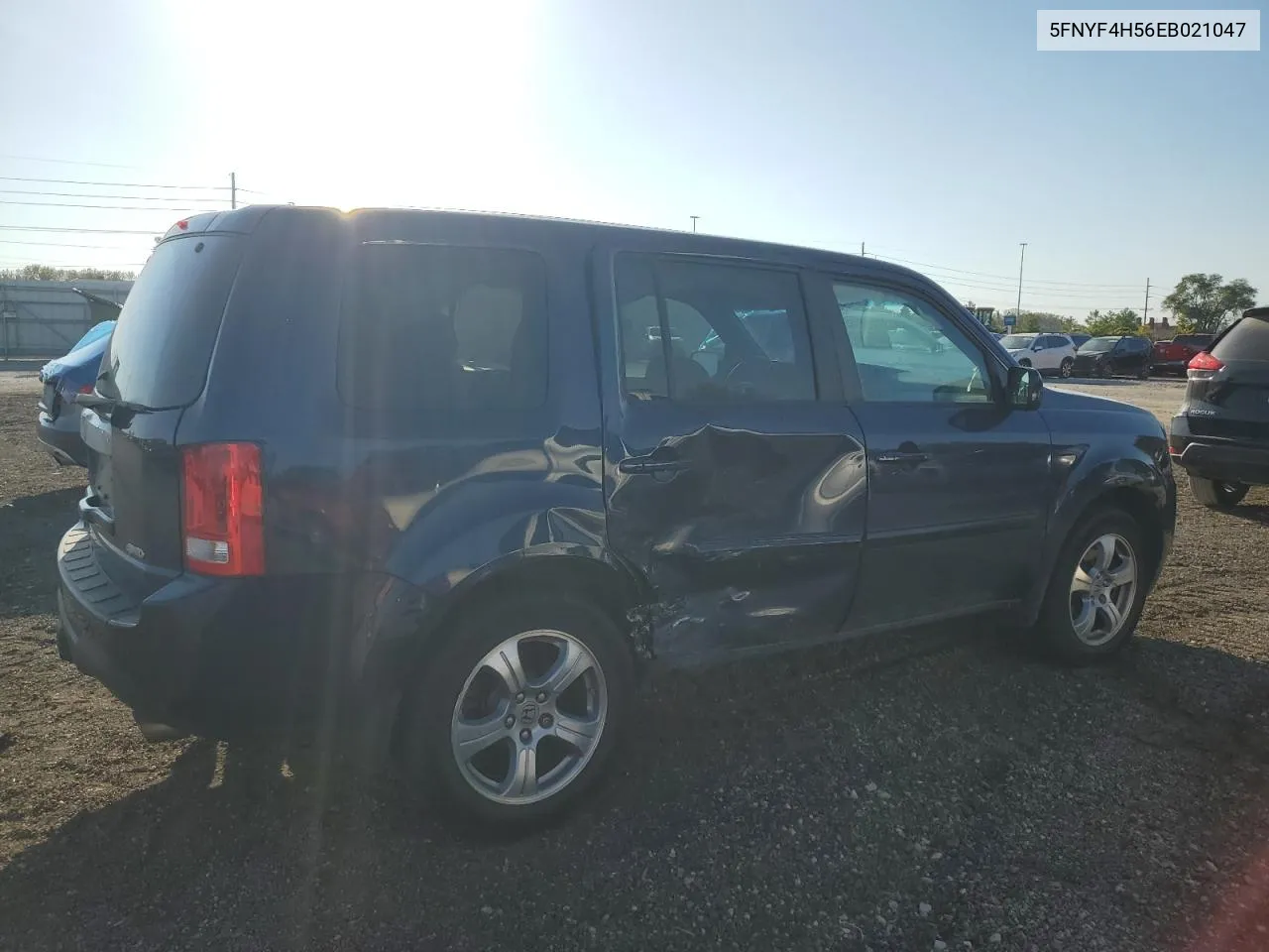 5FNYF4H56EB021047 2014 Honda Pilot Exl