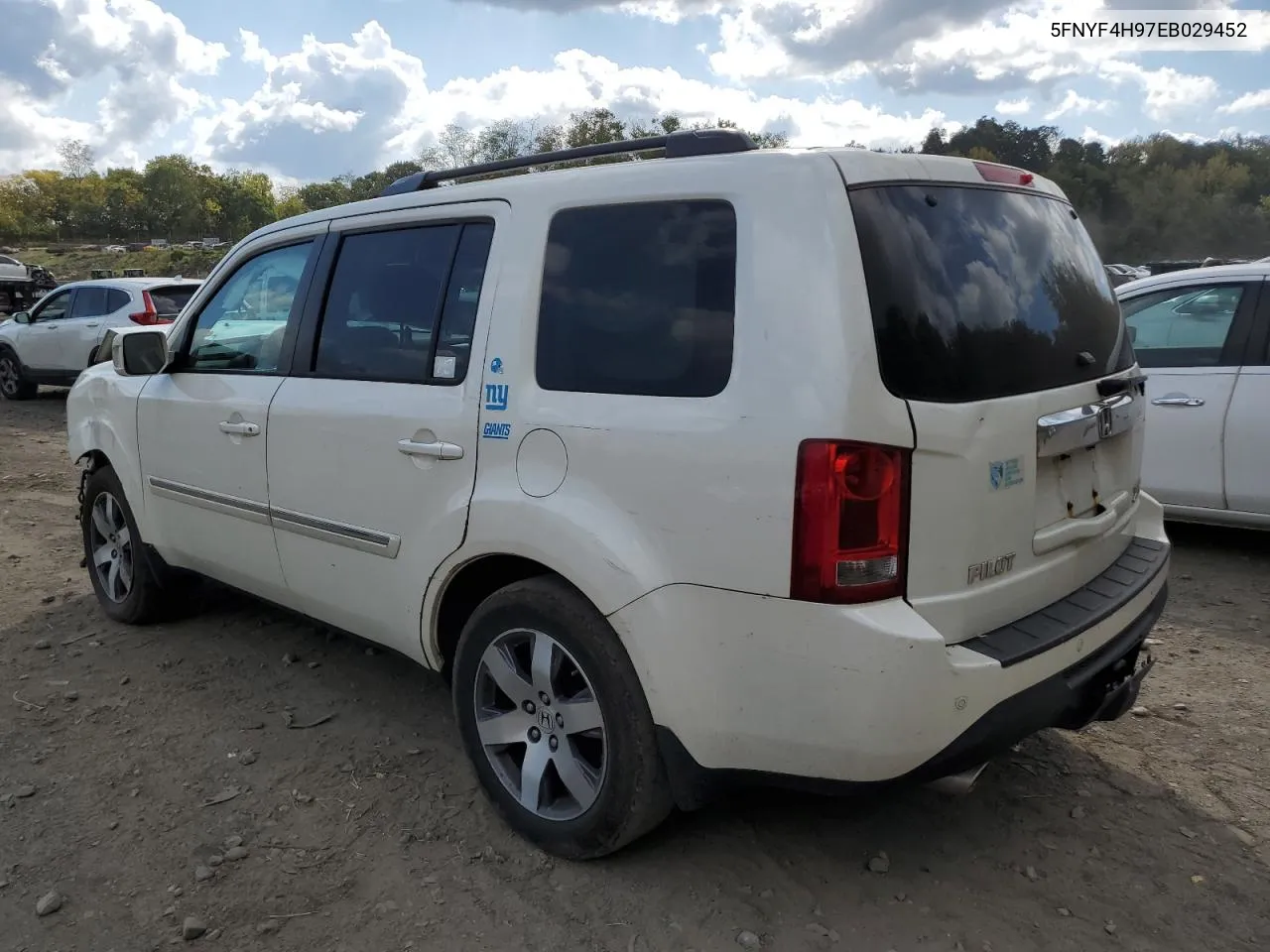 5FNYF4H97EB029452 2014 Honda Pilot Touring