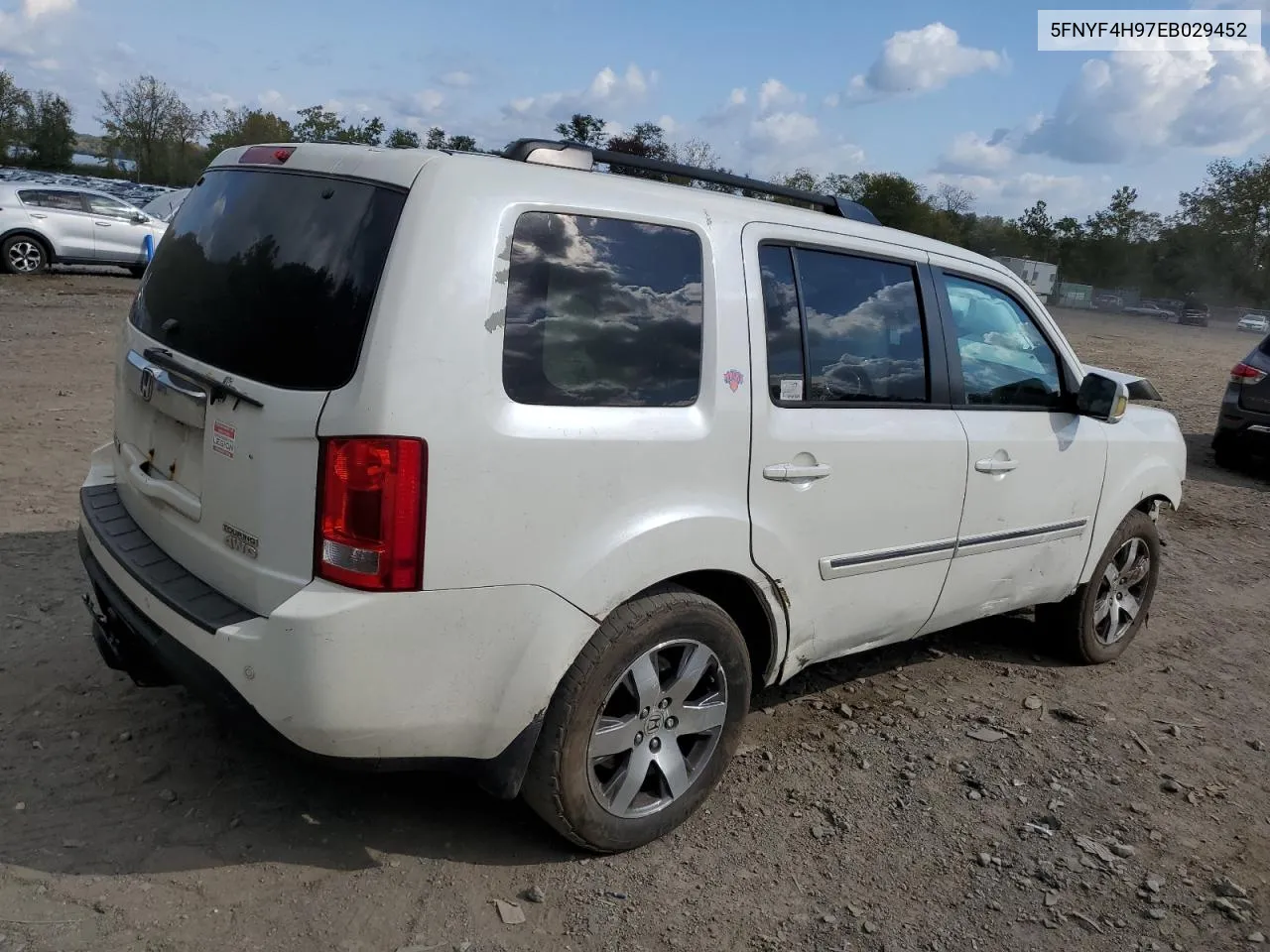 2014 Honda Pilot Touring VIN: 5FNYF4H97EB029452 Lot: 74825974