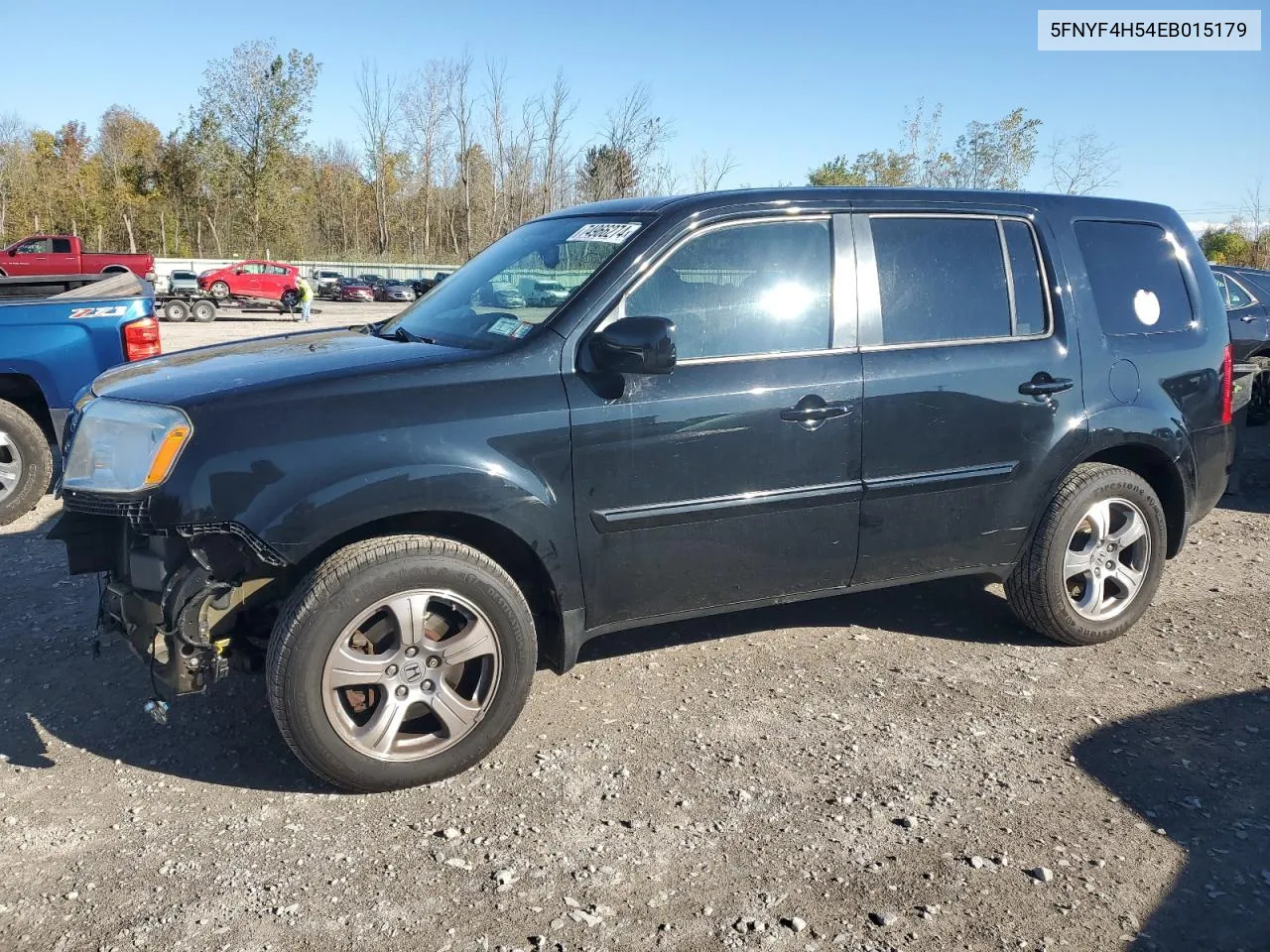 5FNYF4H54EB015179 2014 Honda Pilot Exl