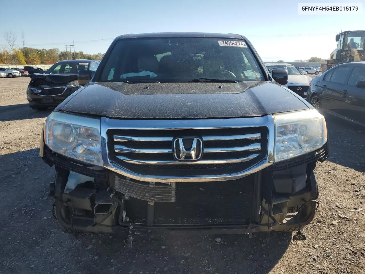 5FNYF4H54EB015179 2014 Honda Pilot Exl