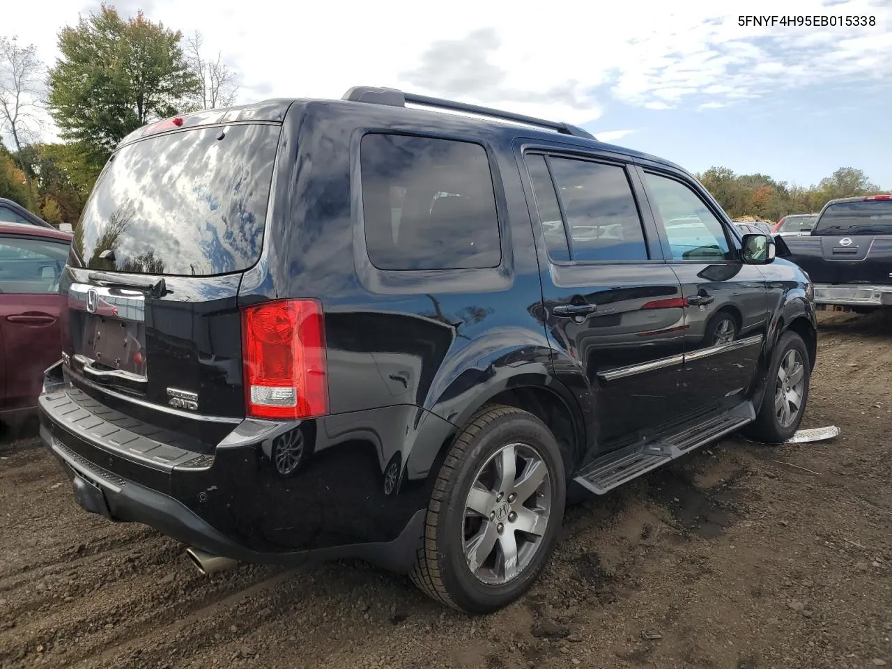 2014 Honda Pilot Touring VIN: 5FNYF4H95EB015338 Lot: 75028904