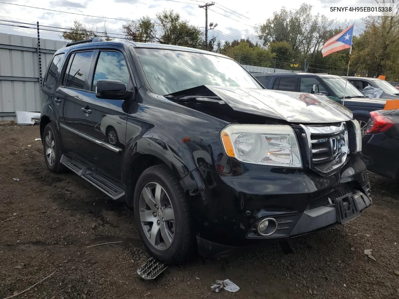 2014 Honda Pilot Touring VIN: 5FNYF4H95EB015338 Lot: 75028904