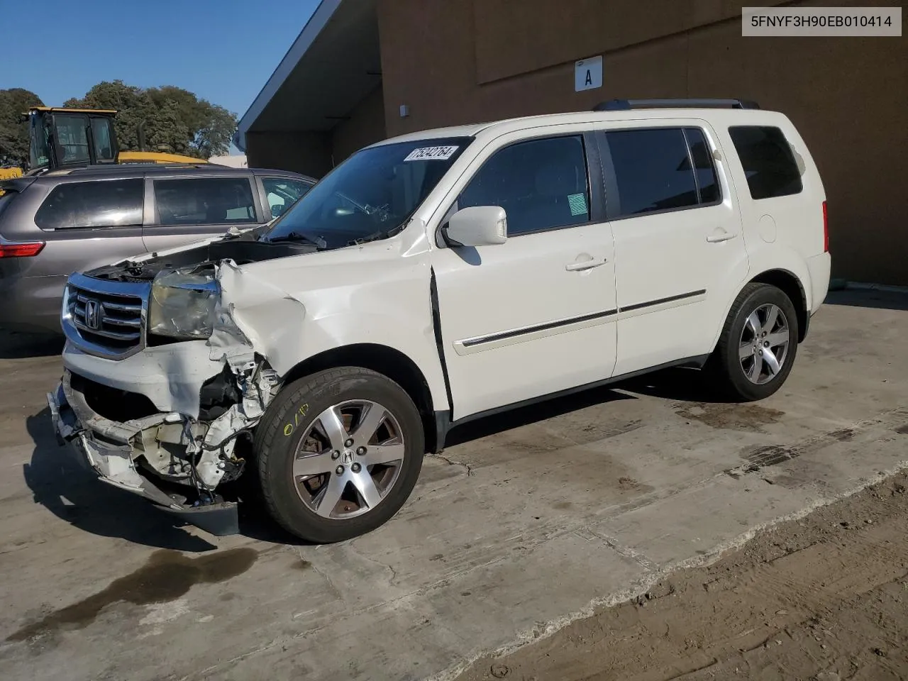 2014 Honda Pilot Touring VIN: 5FNYF3H90EB010414 Lot: 75242764