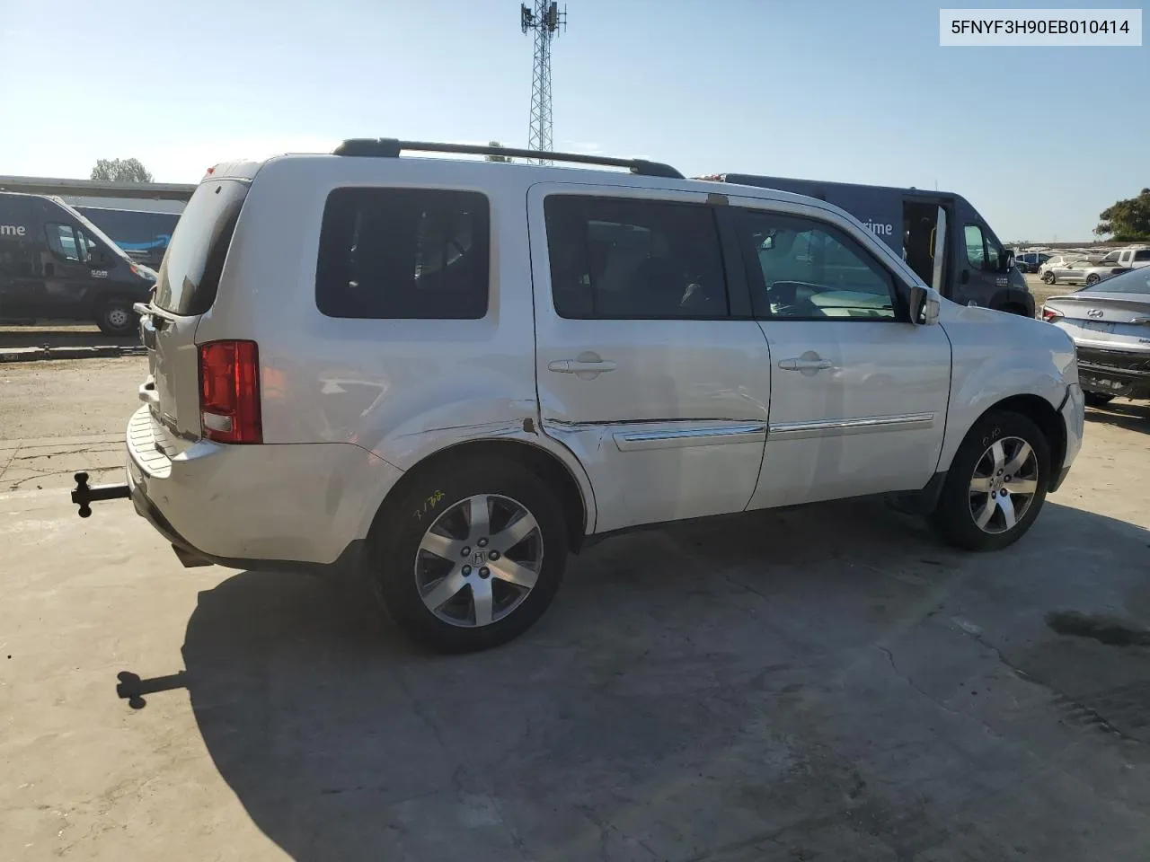 2014 Honda Pilot Touring VIN: 5FNYF3H90EB010414 Lot: 75242764