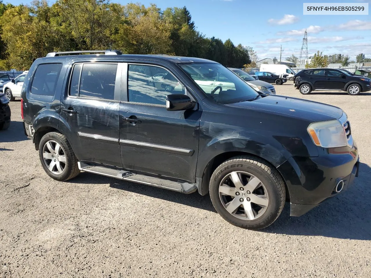 2014 Honda Pilot Touring VIN: 5FNYF4H96EB505299 Lot: 75459844