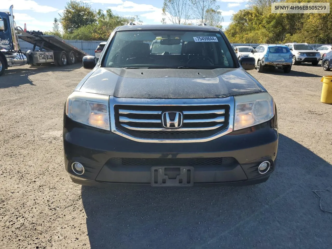 2014 Honda Pilot Touring VIN: 5FNYF4H96EB505299 Lot: 75459844