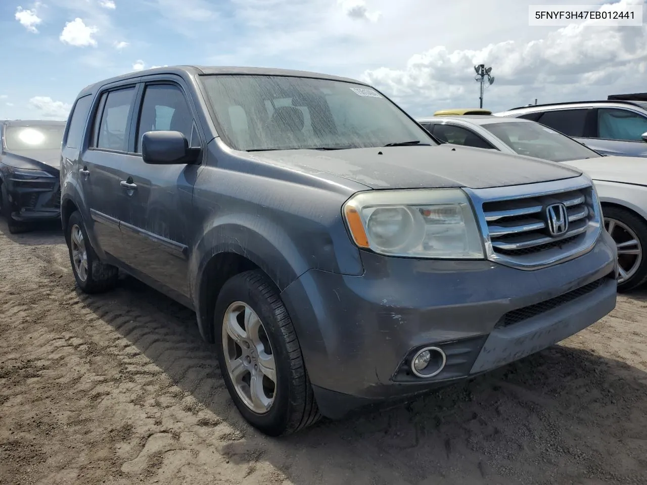 2014 Honda Pilot Ex VIN: 5FNYF3H47EB012441 Lot: 75513404