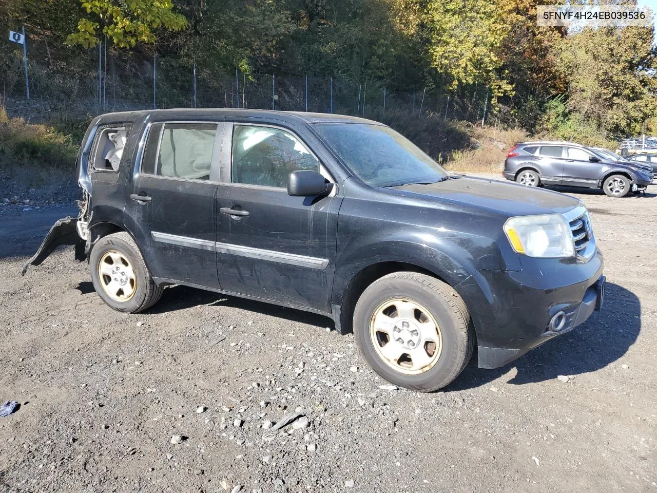 2014 Honda Pilot Lx VIN: 5FNYF4H24EB039536 Lot: 75736604