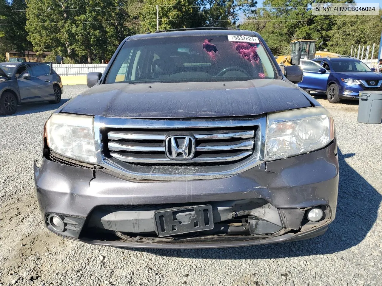 5FNYF4H77EB046024 2014 Honda Pilot Exln