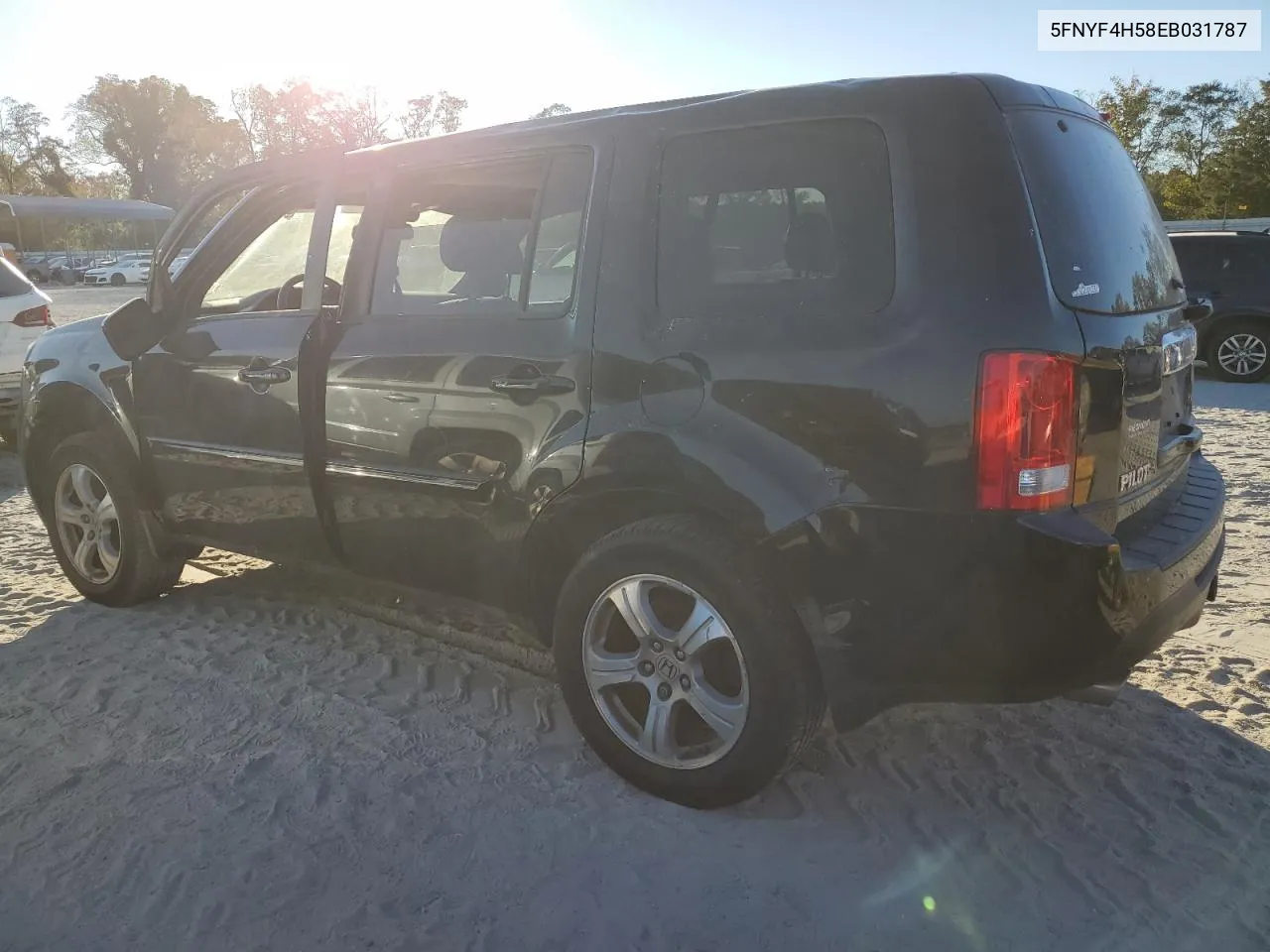 5FNYF4H58EB031787 2014 Honda Pilot Exl