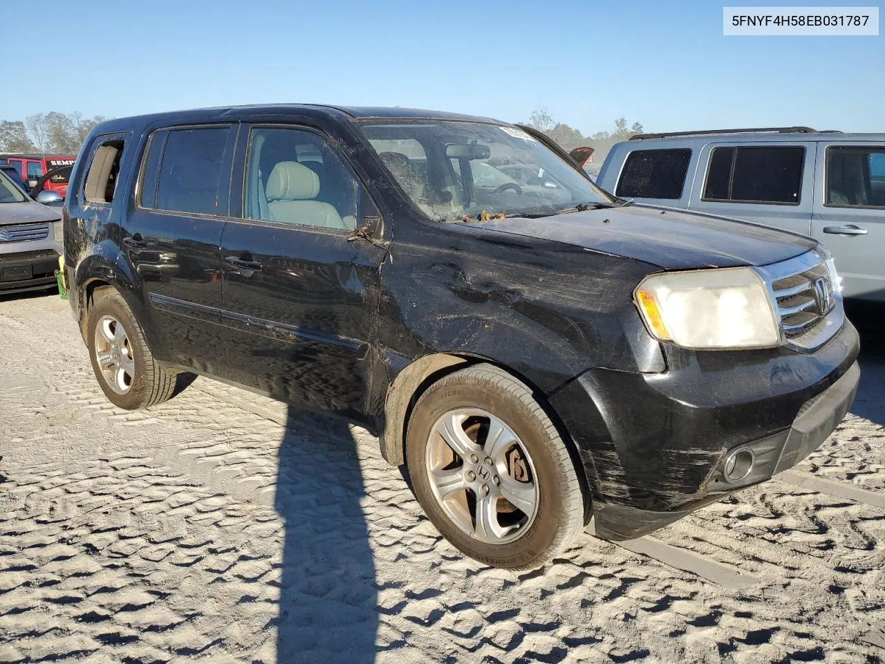 2014 Honda Pilot Exl VIN: 5FNYF4H58EB031787 Lot: 76001934