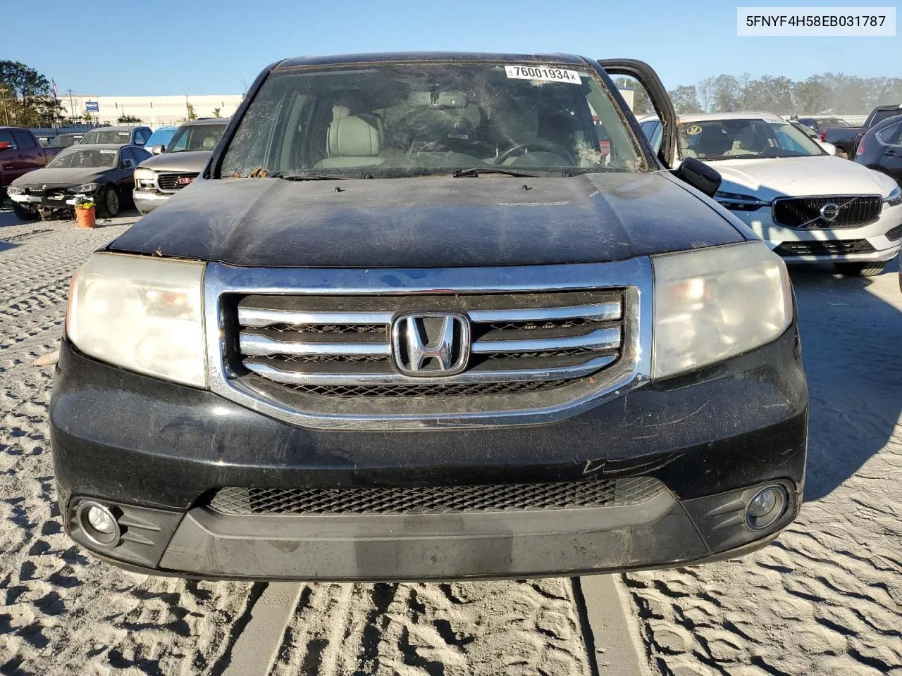 5FNYF4H58EB031787 2014 Honda Pilot Exl