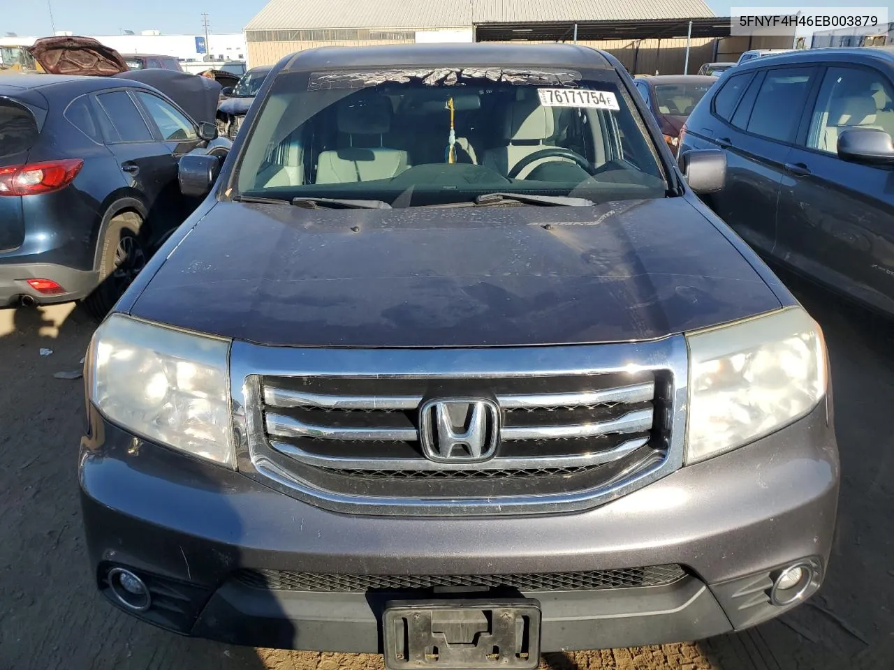 2014 Honda Pilot Ex VIN: 5FNYF4H46EB003879 Lot: 76171754