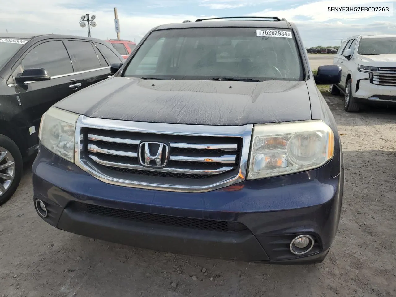 2014 Honda Pilot Exl VIN: 5FNYF3H52EB002263 Lot: 76262934