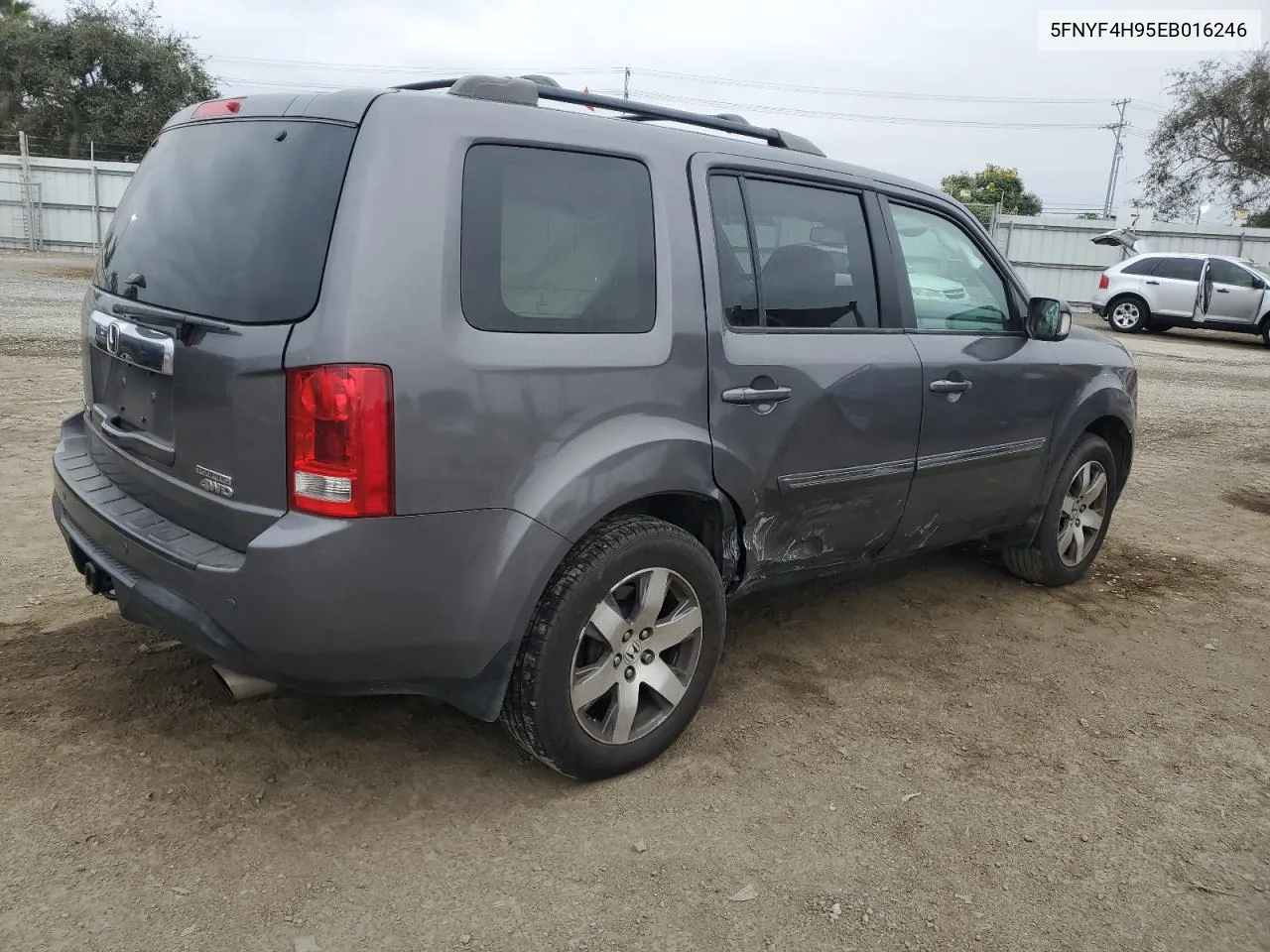 2014 Honda Pilot Touring VIN: 5FNYF4H95EB016246 Lot: 76291524